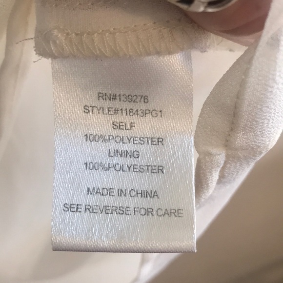 Sheer cream colored tank by Daniel Rainn Size M - Picture 3 of 4